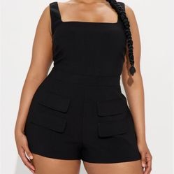 FashionNova Sleeves Crepe Roper Black XL