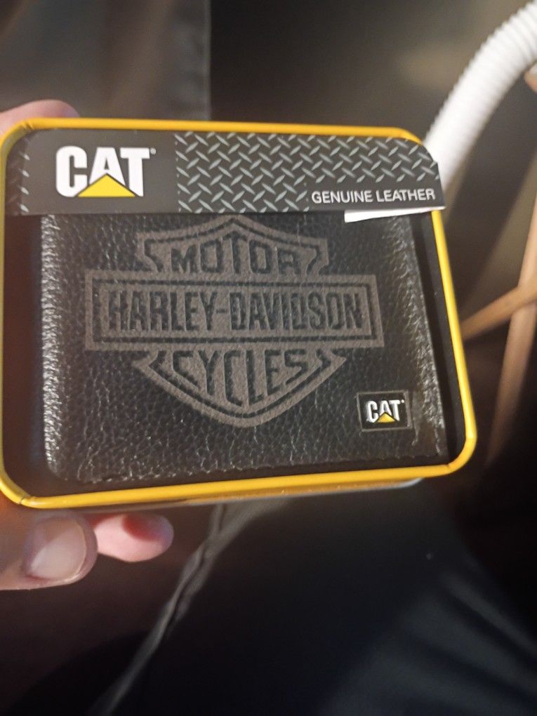 Harley Davidson Men Leather Wallet