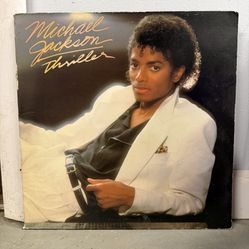 Michael Jackson - Thriller LP (1982) 1st Press Misprint | No MJ Credit on Back
