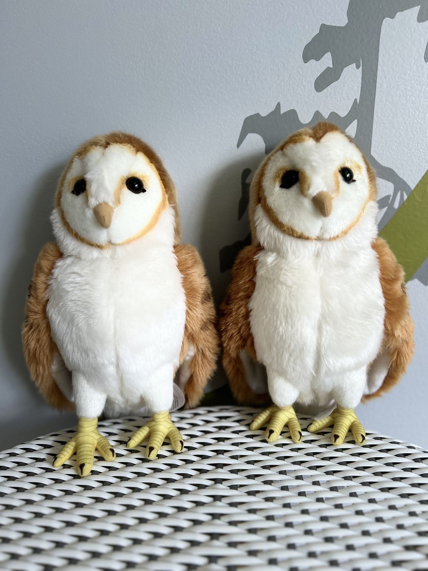 2 Harry Potter Orange owl plush