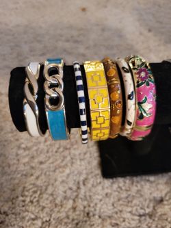 Vintage Enamel Cuff Bracelets
