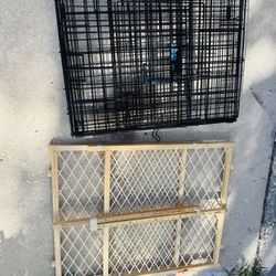 Dog crate And Gate
