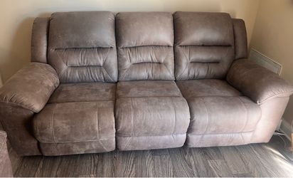 3-Seat Reclining Sofa and love seat