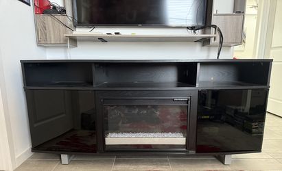 Electric Fireplace Entertainment Stand