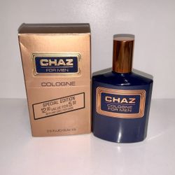 Vintage Chaz 3.5 oz Cologne Splash For Men By REVLONE