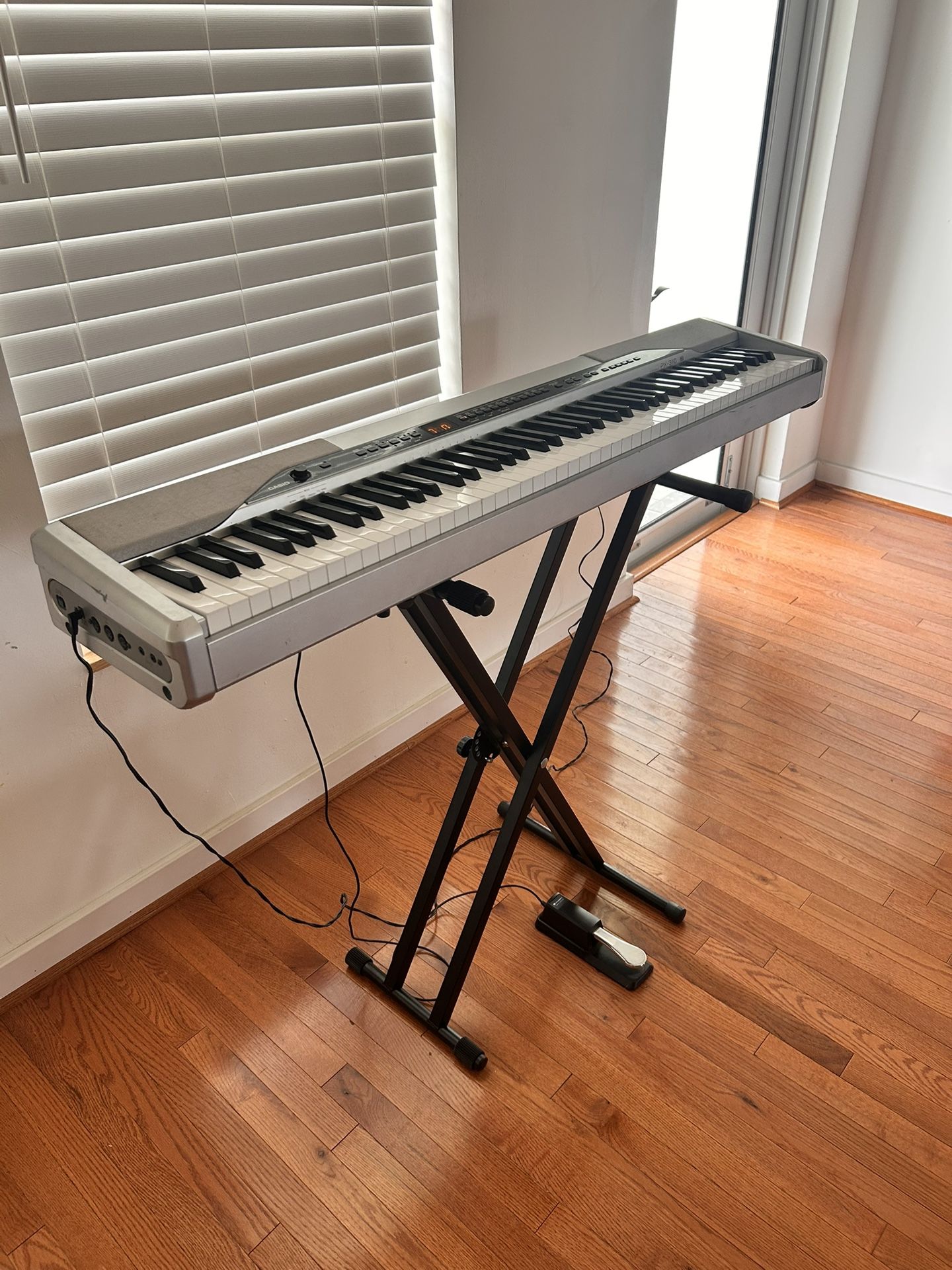 Casio Piano/Keyboard + Piano Stand + Electric Pedal