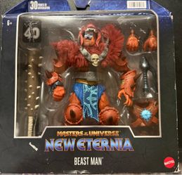 Mattel Masters of the Universe Masterverse New Eternia Beast Man action figure.