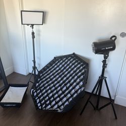 Godox SL60 W + Softbox+ Stand 