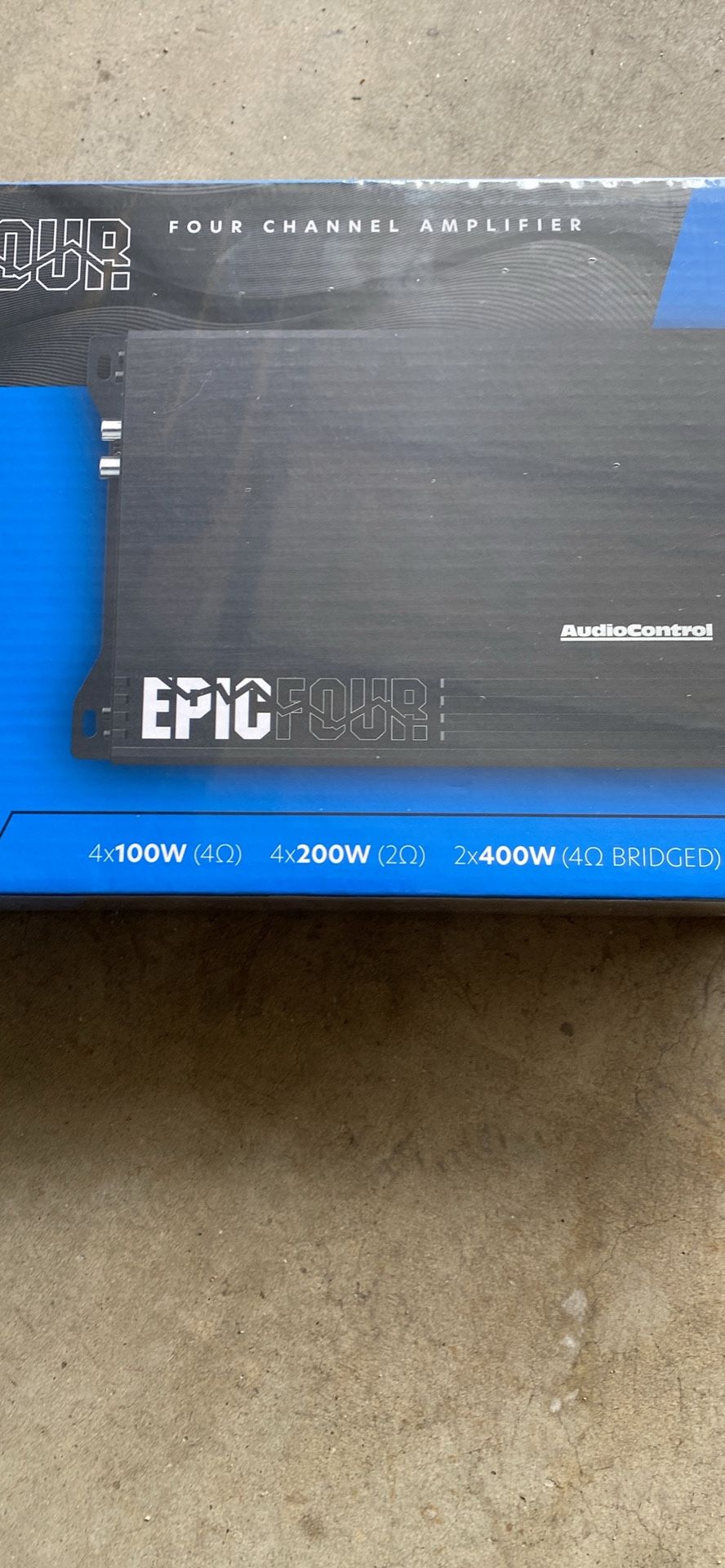 Audiocontrol EPICFOUR 800 Watt RMS Compact 4-Channel Car Audio Amplifier 200x4