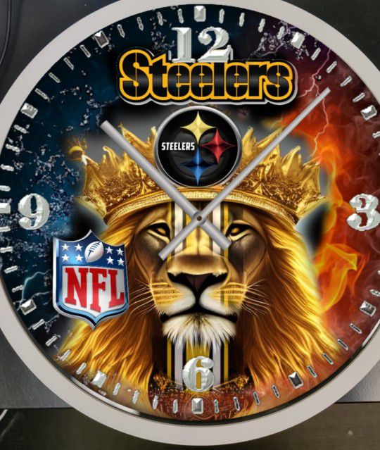 Pittsburgh Steelers Clock 