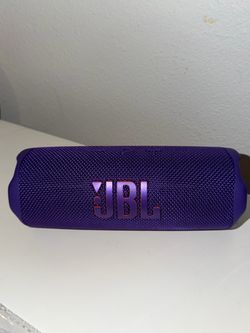 Purple jbl speaker flip 7