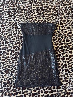 superdown black sequin mini dress🖤