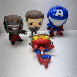 Funko Pop marvel lot of 4