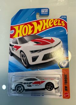 New-in-package Hot Wheels '70 Buick GSX die-cast car. This metal and plastic model has a gold body with black racing stripes and a chrome-colored base
