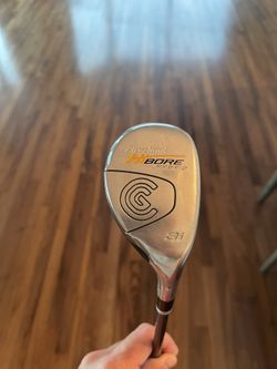 Golf Hybrid 3 S Flex Cleveland Hibore Used