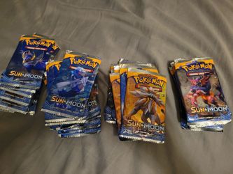 Pokémon Sun & Moon Booster Packs Lot