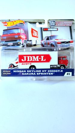 Hot Wheels Team Transport  Nissan Skyline HT 2000GT-X & Sakura Sprinter