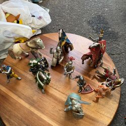 Germán Knights With Horses 