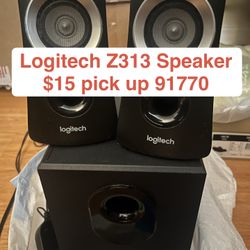 Logitech Z313 Speaker System With Subwoofer