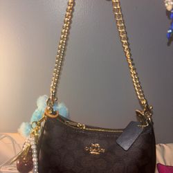 Coach Teri mini crossbody signature canvas 