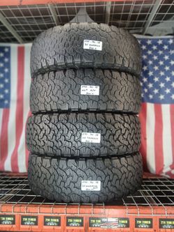 ✅ 4 Used Tires LT275/70R18 BF GOODRICH K02 ALL TERRAIN 275 70 18
