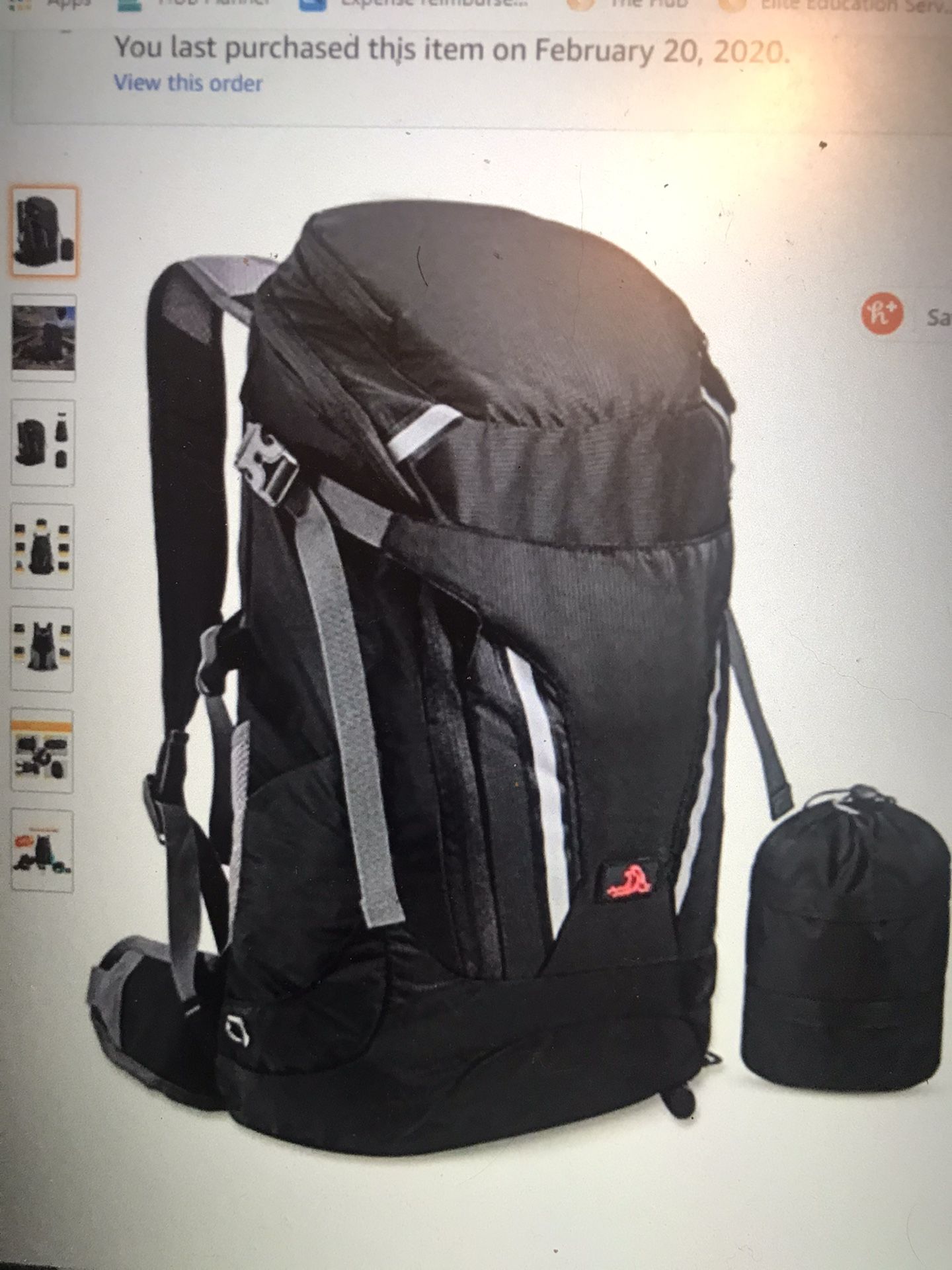 Brand new 40L waterproof daypack backpack