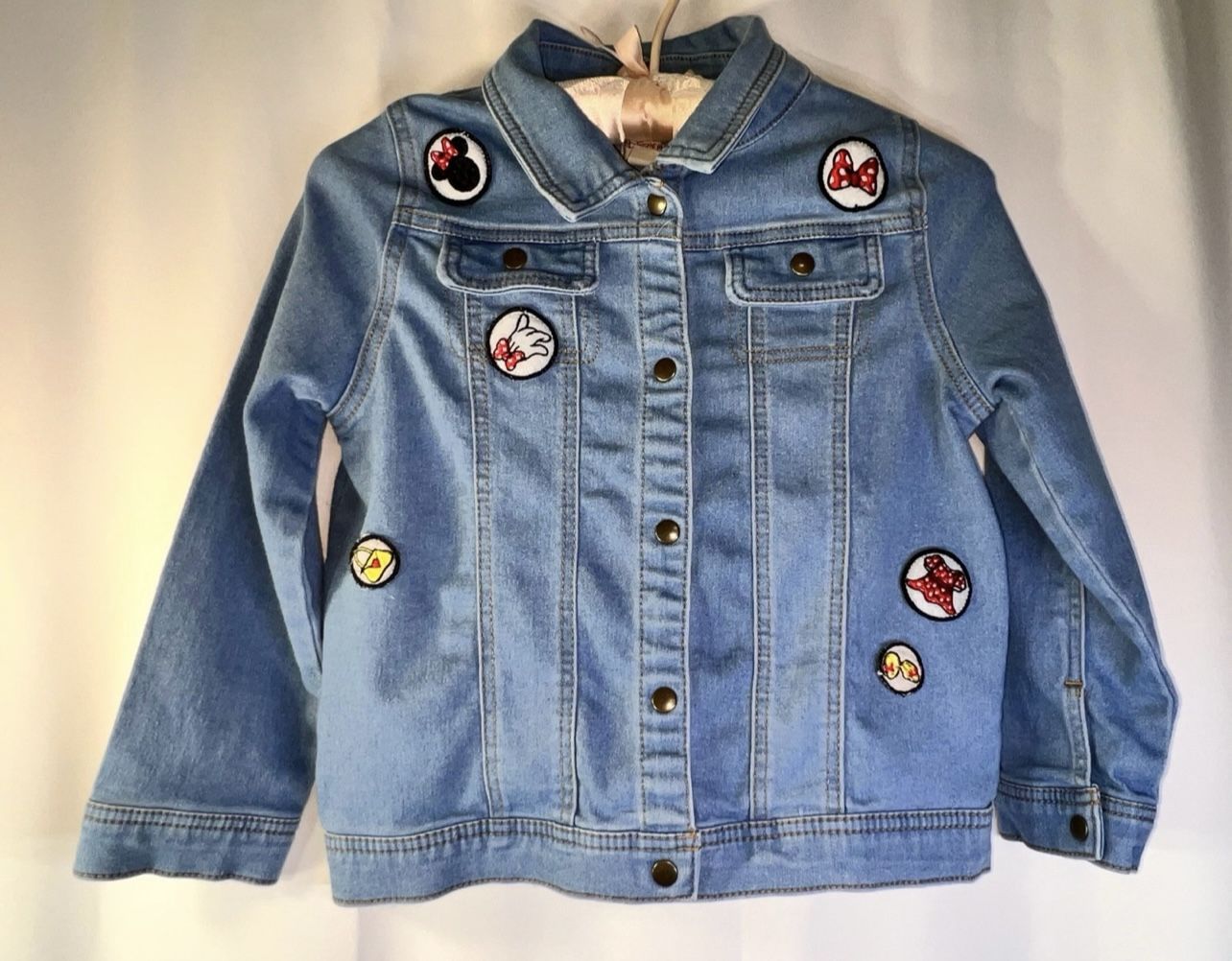 Disney Collection by Tutu Couture Minnie Mouse Girls Size 10 Denim Jacket