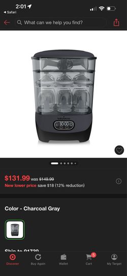 Baby brezza bottle sterilizer