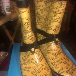 Disney Hannah Montana Designer Rainboots Size 2Y