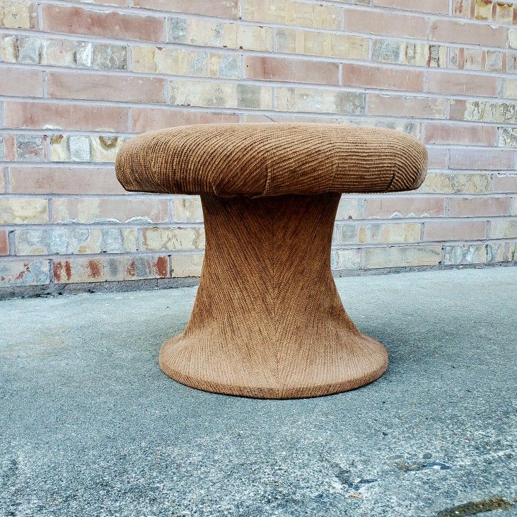 Mid Century Modern Mushroom Stool Ottoman Vintage
