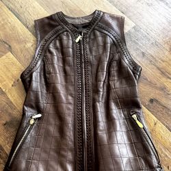 New / Brown Leather Jacket / Women’s / Size SMALL 