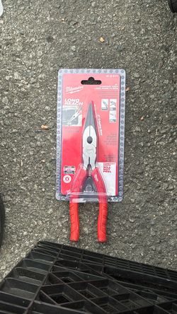 Milwaukee comfort grip long nose pliers