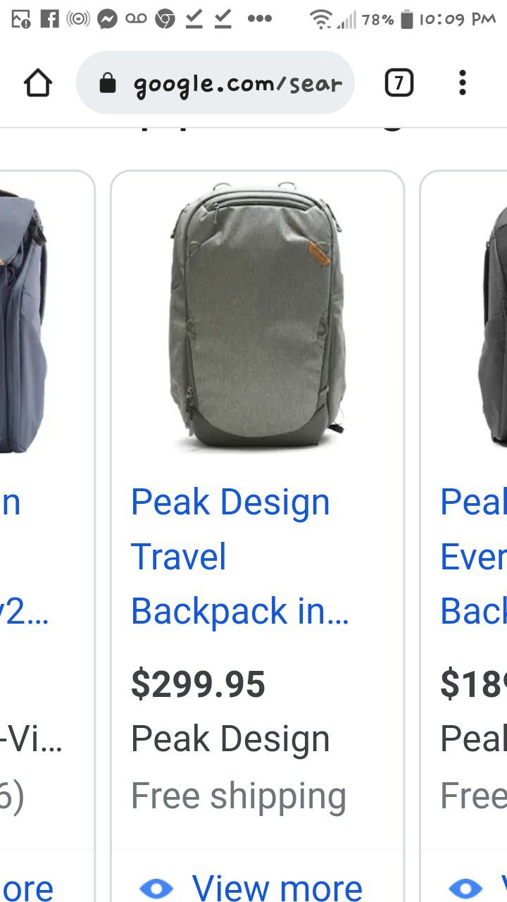Peak Design Backpack *New*