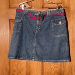 Denim Mini Skirt