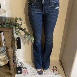 American Eagle 🦅 Jeans size 2 super strechy boot cut like new 