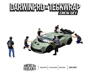 American Diorama 1:64 Figures Set DarwinPro x Teckwrap Crew ā MiJo Exclusives ā Limited Edition