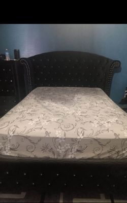 Bed frame and dresser