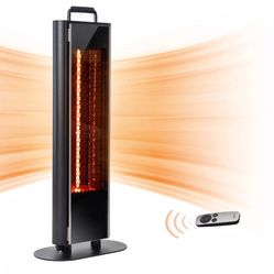 EAST OAK 1500W Patio Heater, Table Side Portable Electric Heater with