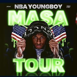 1 NBA youngboy ticket 9/06/25 Toyota Center 