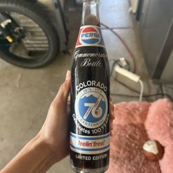 original vintage pepsi bottle from 1776