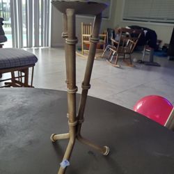 Bamboo Design Candle Holder 