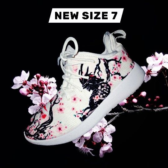 Samurai Cherry Blossom Sneakers