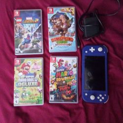 Nintendo switch w/games and charger 