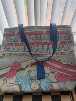 Coach purse Marvel Captain America