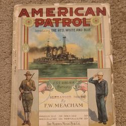 American Patrol Sheet Music VINTAGE (PICK-UP ONLY)