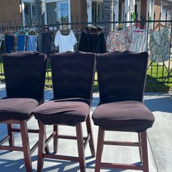 Three Bar Stools