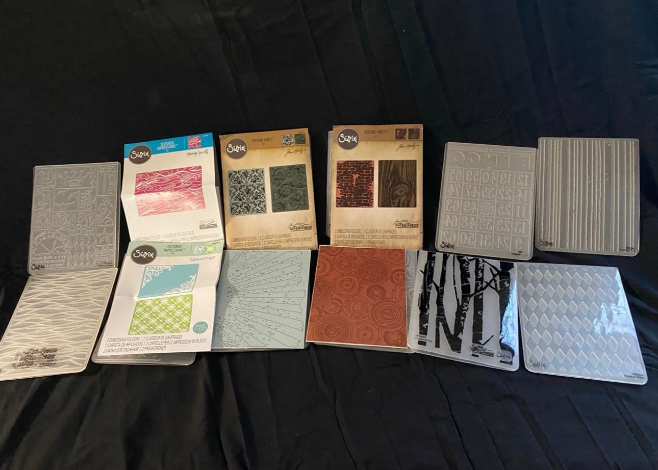 Sizzix (15) embossing folders