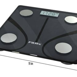 FitRx Smart Scale, Bluetooth Digital Scale for Body Weight, BMI, and More with App Control
