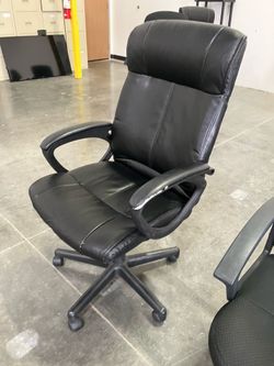 Black Leather Executive Office Chair