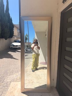 Large Gold Mirror